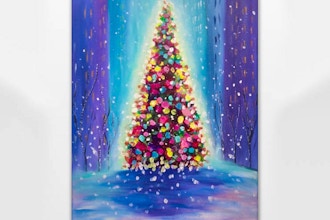 Paint Nite: Christmas in the City